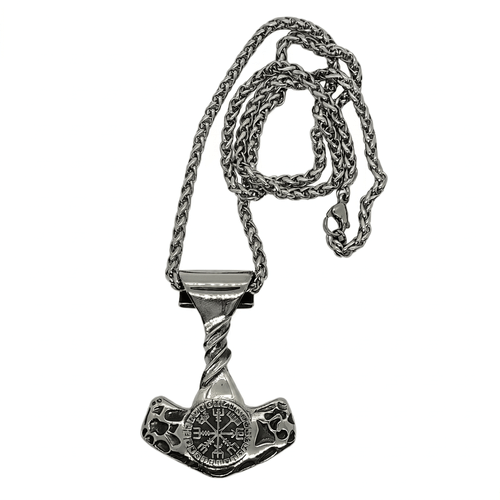 Přívěsek Thorovo kladivo Vegvísir