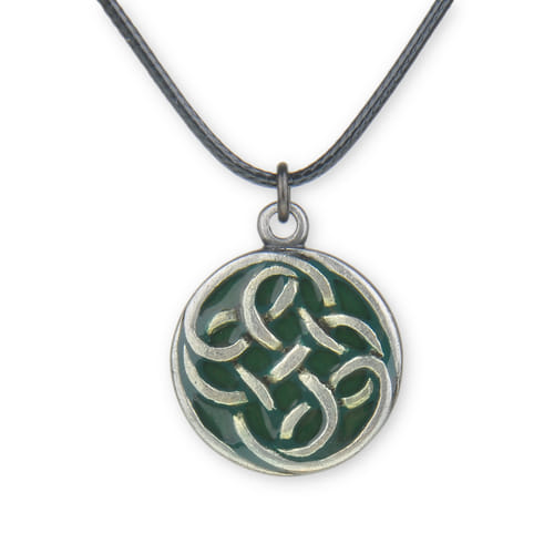 Přívěsek Zelený uzel