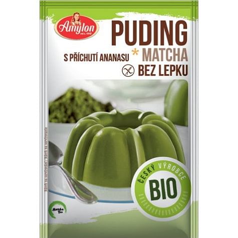 Obrázok BIO puding bez lepku matcha Amylon 40 g  