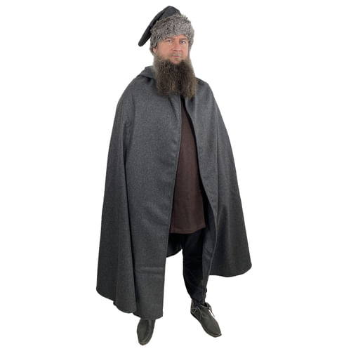 Polkolový plášť z vlny Polkolový plášť z vlny