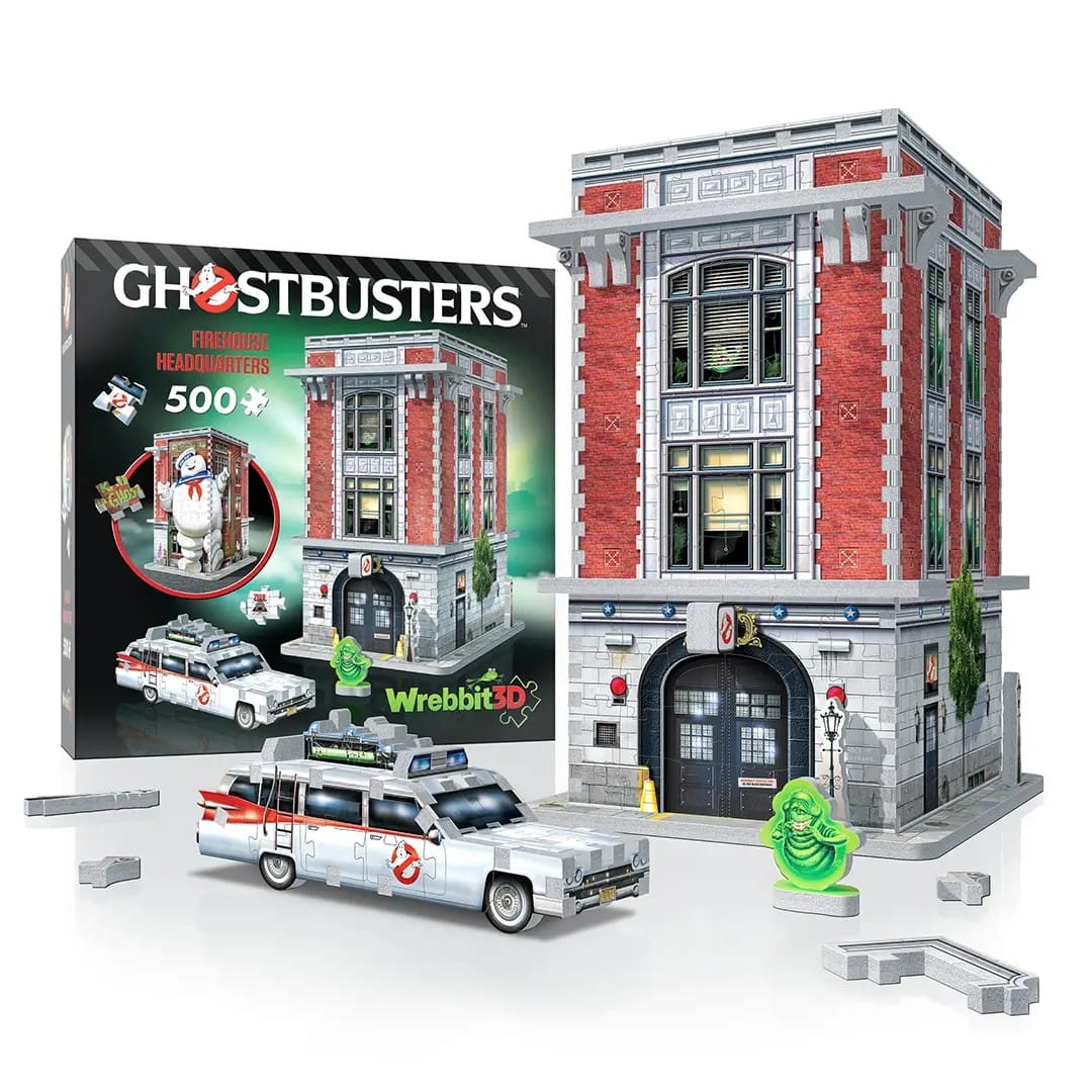 Puzzle Ghostbusters 3D - Firehouse Headquarters, 500 dielikov