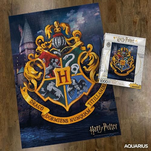 Obrázok Puzzle Harry Potter - Bradavický znak, 1000 dílků