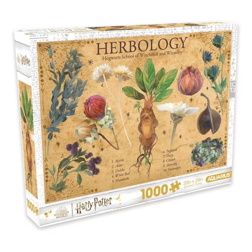 Levně Puzzle Harry Potter - Herbology, 1000 dílků