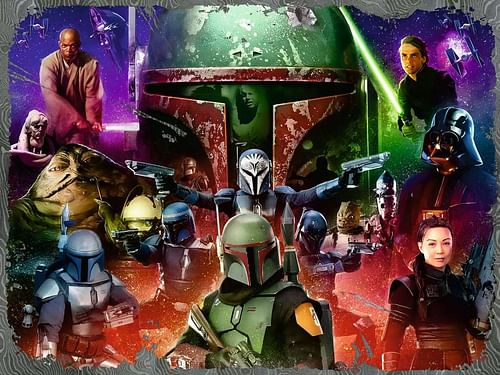 Obrázok Puzzle Star Wars - Boba Fett Bounty Hunter, 1500 dílků