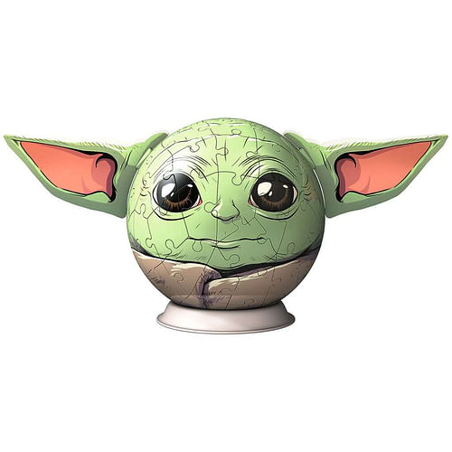 Puzzle Star Wars: The Mandalorian - 3D Baby Yoda, 77 dílků