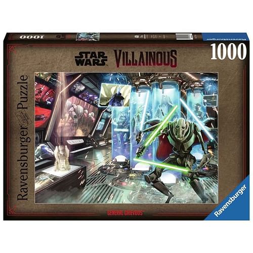 Puzzle Star Wars Villainous - Generál Grievous, 1000 dílků
