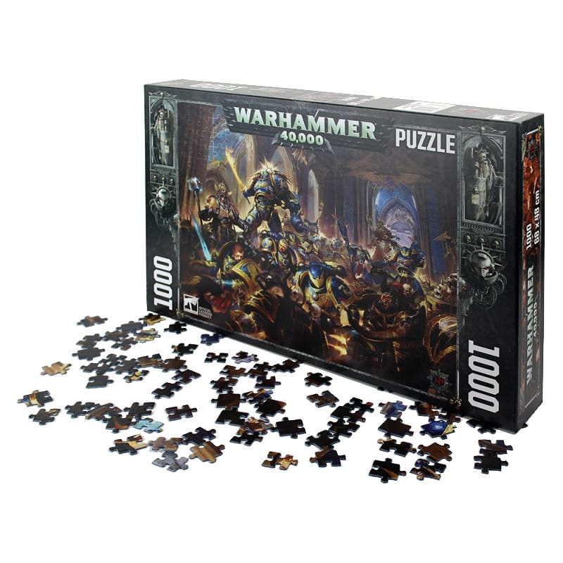 Puzzle Warhammer 40000: Gulliman vs Čierna légia, 1000 dielikov