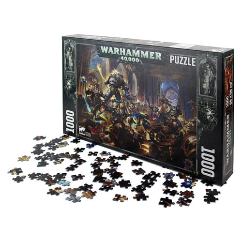 Levně Puzzle Warhammer 40000: Gulliman vs Black Legion, 1000 dílků