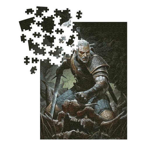 Puzzle Zaklínač - Geralt a trofej, 1000 dielikov Puzzle Zaklínač - Geralt a trofej, 1000 dielikov