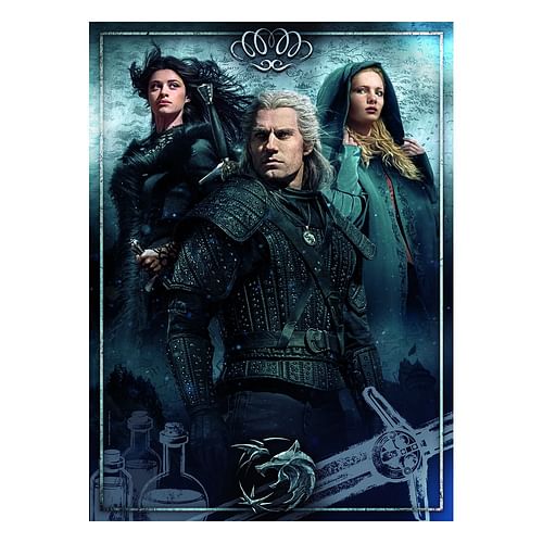 Obrázok Puzzle Zaklínač - Geralt, Yen a Ciri (Netflix), 1000 dílků