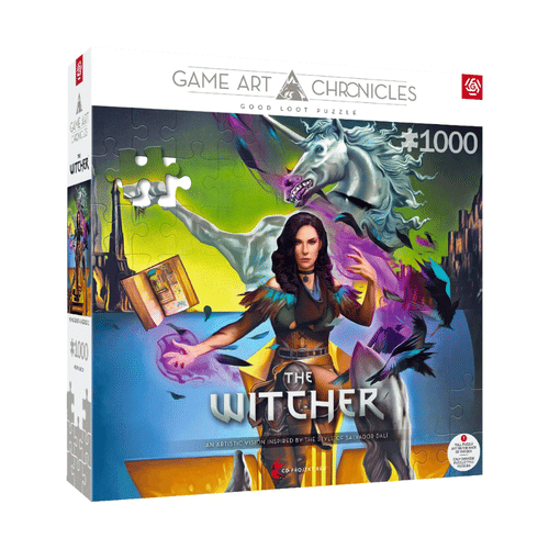 Puzzle Zaklínač - Yennefer & Salvador Dalí, 1000 dílků