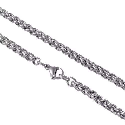 Retiazka na prívesky - strieborná farba (6 mm) Retiazka na prívesky - strieborná farba (6 mm)