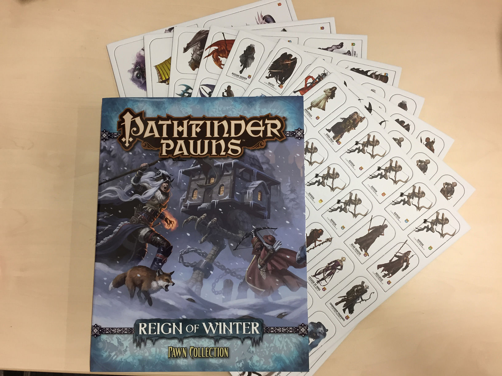  Pathfinder Pawns: Reign of Winter Adventure Path Pawn Collection