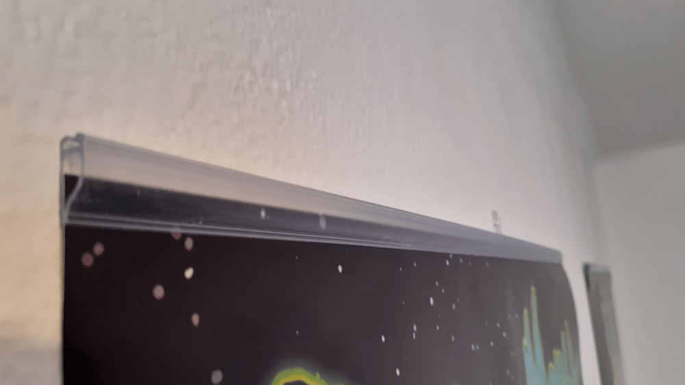 Plastové lišty na plakát (2ks)