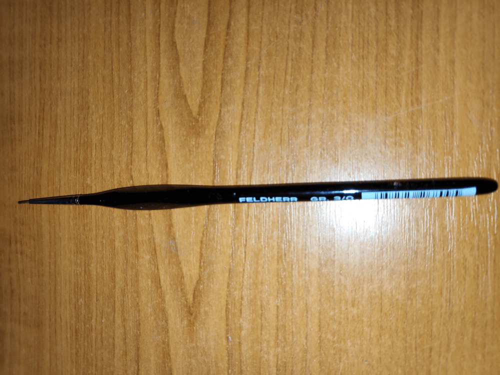 Štětec Kolinsky Red Sable Brush Size 3/0