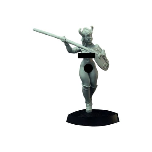 Levně RPG figurka - Amazonka (obnažená)