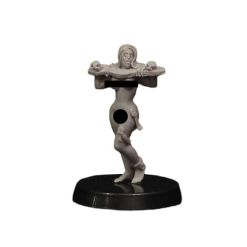 Levně RPG figurka - Dívka v kládě (obnažená)