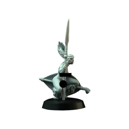 Levně RPG figurka - Kmenová válečnice (obnažená)