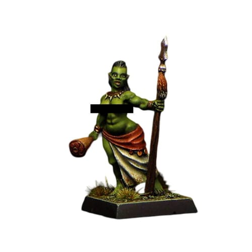 RPG figurka - Orkyně (obnažená)