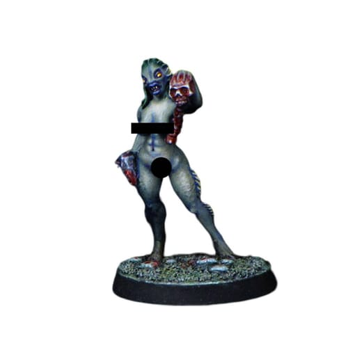 Levně RPG figurka - Rybí žena (obnažená)