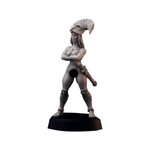 RPG figurka - Starořecká velitelka (obnažená)