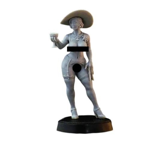 RPG figurka - Upíří dáma (obnažená)