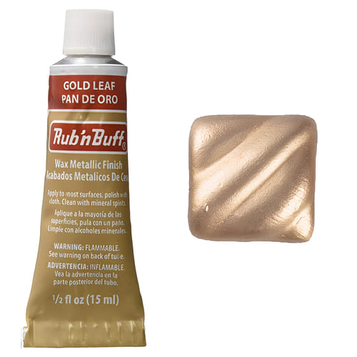 Levně Rub n Buff Metallic Wax Finish - zlatý list