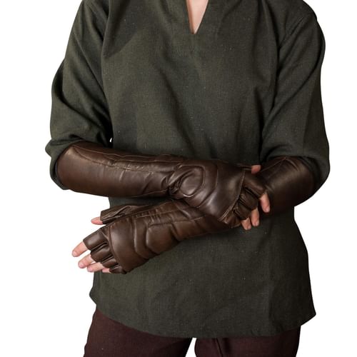 Rukavice Gilian - hnedé Rukavice Gilian - hnedé