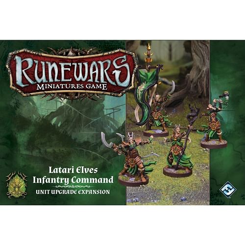 RuneWars: The Miniatures Game - Latari Elves Infantry Command Unit Upgrade