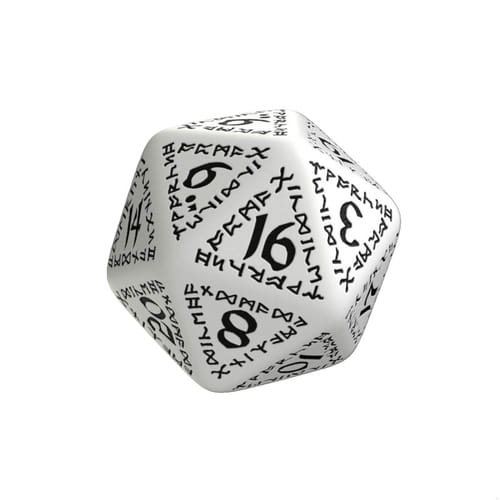 Runová dvadsaťstenná kocka Runová dvadsaťstenná kocka