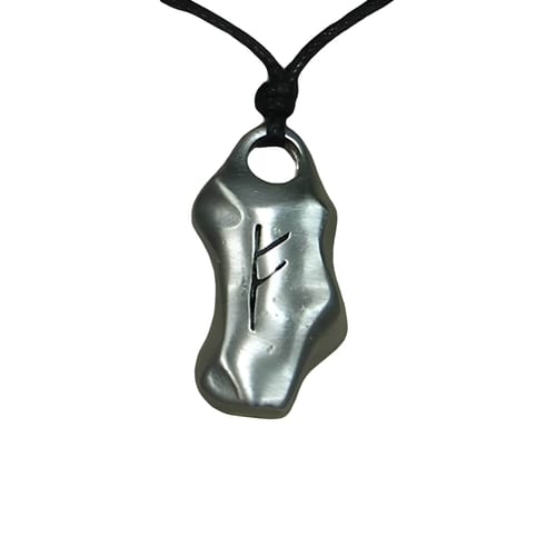 Runový amulet Fehu (nerez)