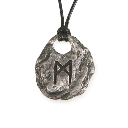 Runový amulet Mannaz