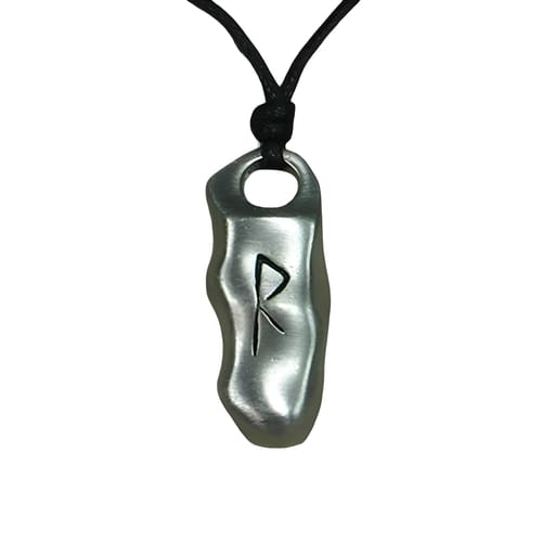 Runový amulet Raido (nerez)