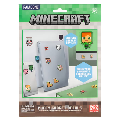 Levně Sada 3D samolepek Minecraft