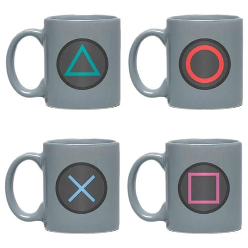 Sada 4 hrnčekov na espresso Playstation Sada 4 hrnčekov na espresso Playstation