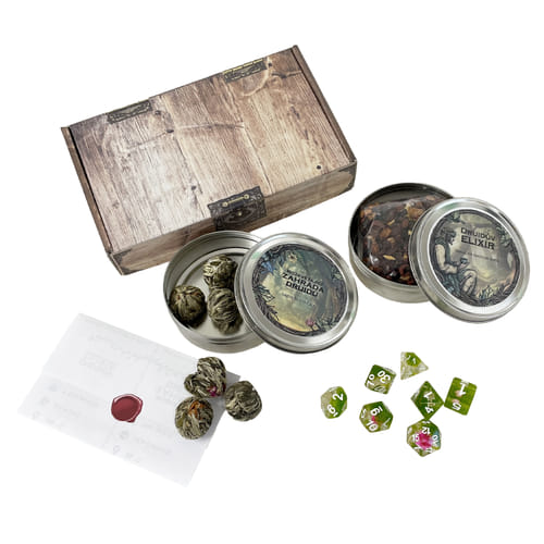 Čajový set s kockami - Druid Čajový set s kockami - Druid