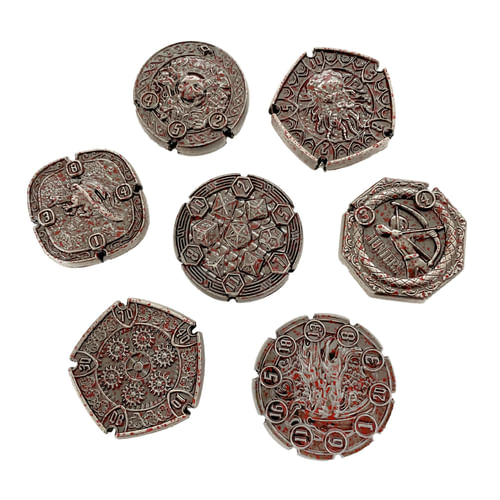 Súprava hádzacích mincí FlipDie - Kvapky krvi Súprava hádzacích mincí FlipDie - Kvapky krvi