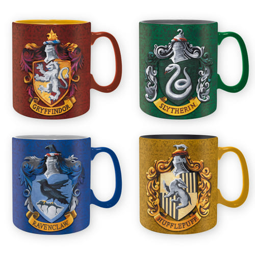 Sada hrnčekov Harry Potter - Koľaje, 4 ks Sada hrnčekov Harry Potter - Koľaje, 4 ks