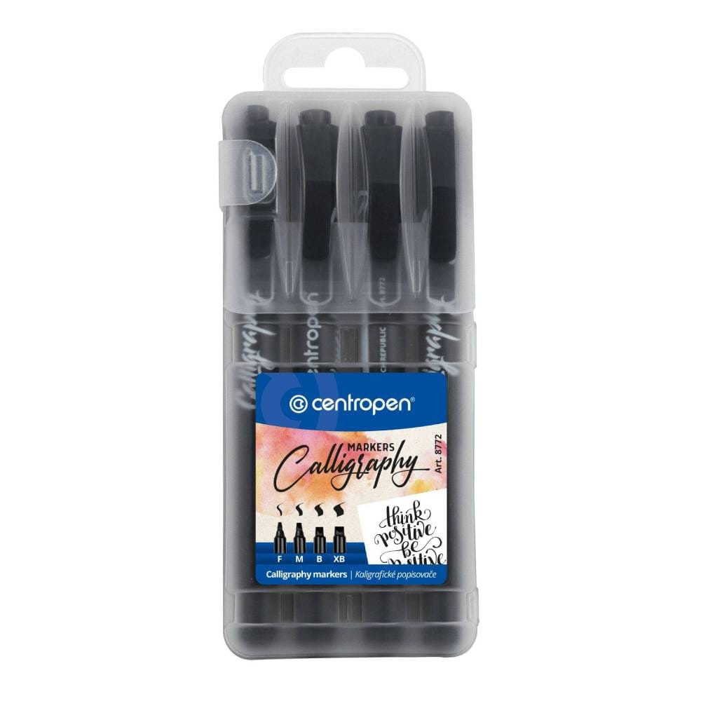 Sada kaligrafických popisovačov Centropen (4ks)