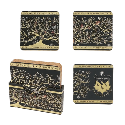 Sada korkových podtáckov Harry Potter - Rodina Blackov (4 ks) Sada korkových podtáckov Harry Potter - Rodina Blackov (4 ks)