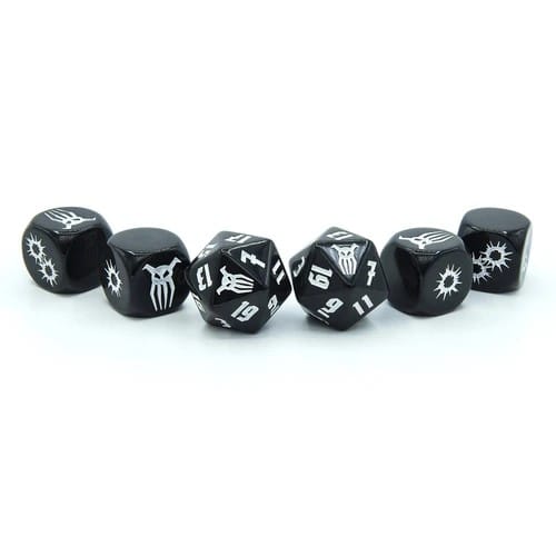 Achtung! Cthulhu 2d20: Black Sun Dice Set Achtung! Cthulhu 2d20: Black Sun Dice Set
