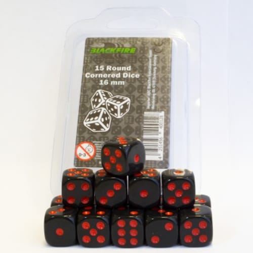 Súprava kociek Blackfire Dice D6 (15 ks) Súprava kociek Blackfire Dice D6 (15 ks)