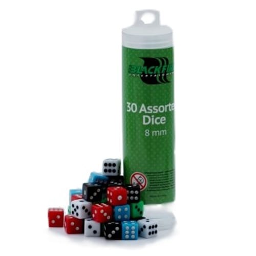 Súprava kociek Blackfire Dice D6 (30 ks) Súprava kociek Blackfire Dice D6 (30 ks)