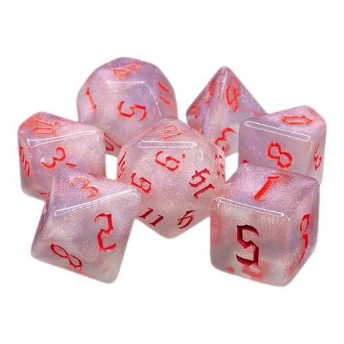 Súprava kociek Chaos, červená Súprava kociek Chaos, červená