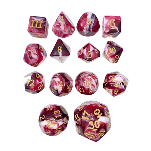 Súprava kociek DCC RPG - Vampiric Touch Súprava kociek DCC RPG - Vampiric Touch