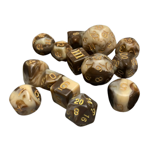 Súprava kociek DCC RPG - Elemental Dice: Earth Súprava kociek DCC RPG - Elemental Dice: Earth