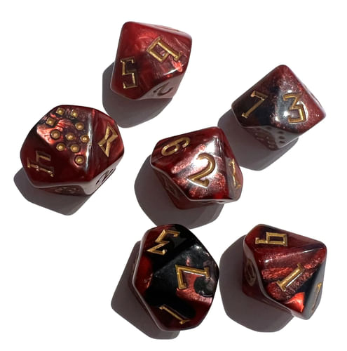 Kult: Divinity Lost - Dice set (Inferno Edition) Kult: Divinity Lost - Dice set (Inferno Edition)