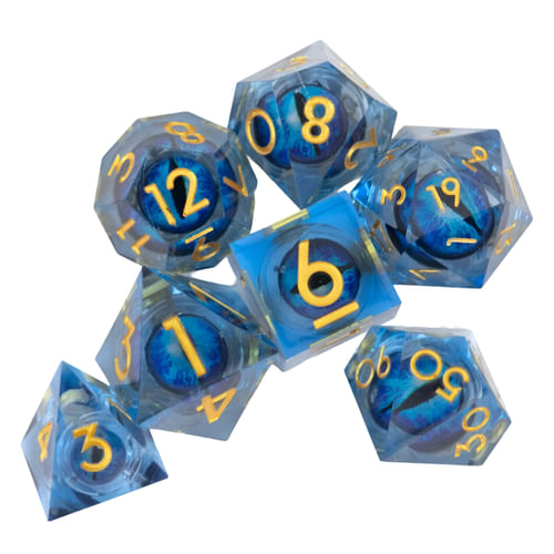 Súprava kociek Begolder (modrá) Súprava kociek Beholder (modrá)
