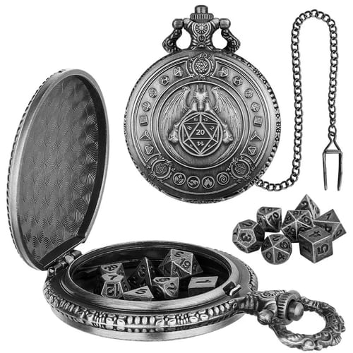 Súprava kociek s puzdrom - Pán ohňa Súprava kociek s puzdrom - Pán ohňa