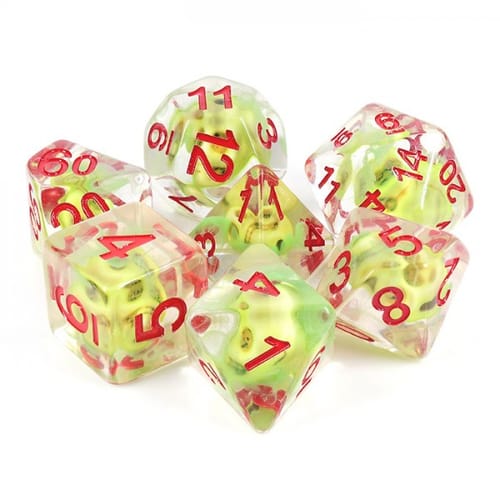 sada kociek krvavo lebky sada kociek krvavo lebky